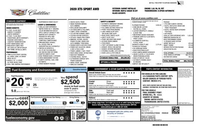 2020 Cadillac XT5 Sport