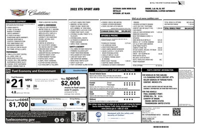 2022 Cadillac XT5 AWD Sport
