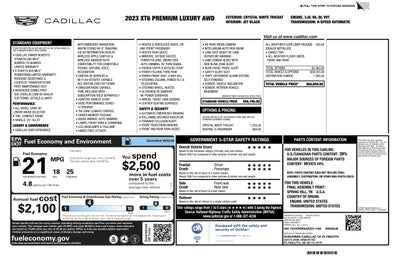 2023 Cadillac XT6 AWD Premium Luxury