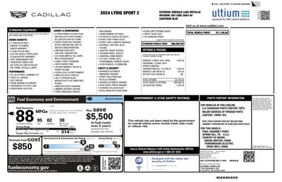 2024 Cadillac LYRIQ Sport